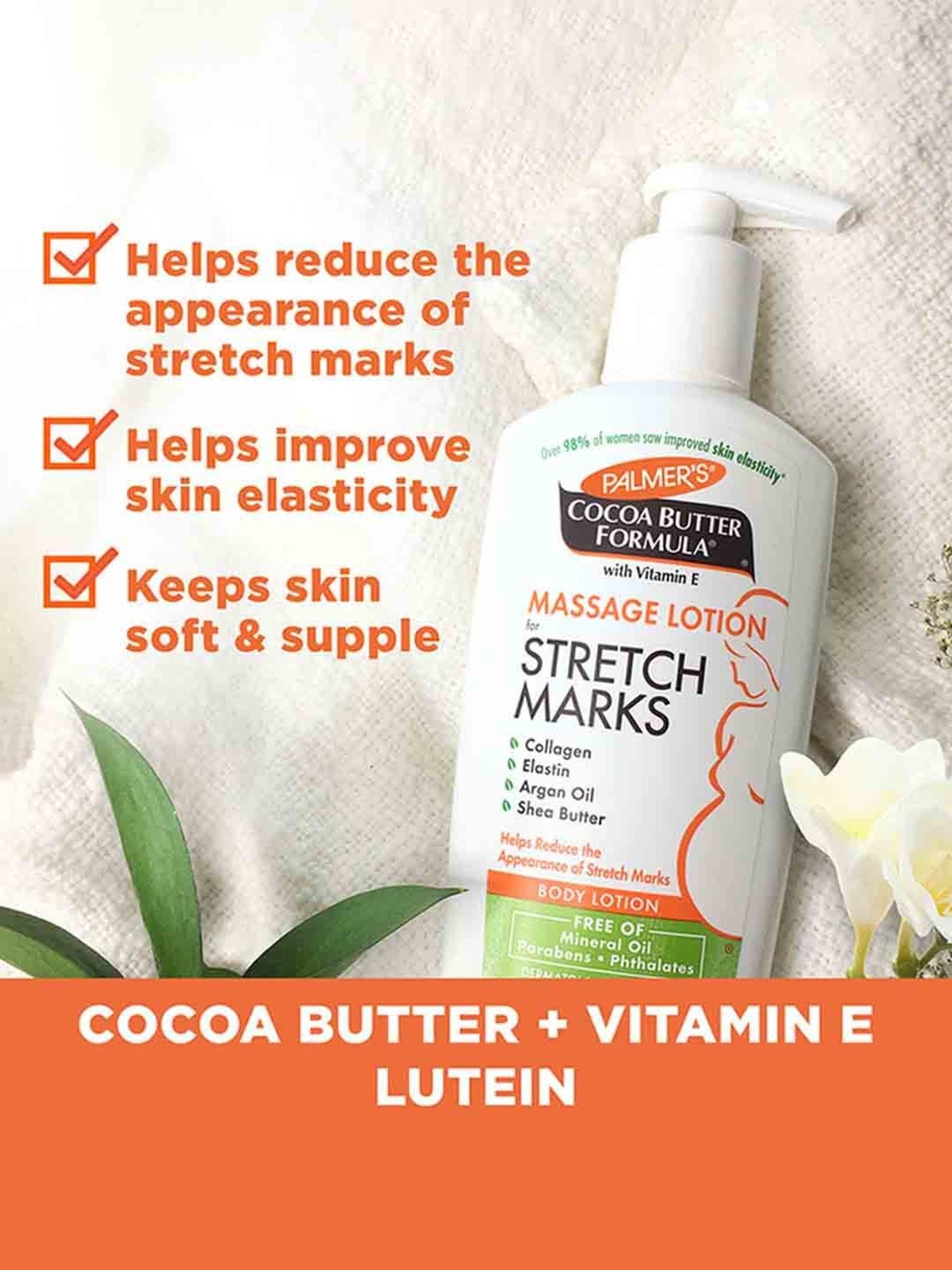 Palmer's Cocoa Butter Formula with Vitamin E Massage Lotion for Stretch Marks - 250 ml