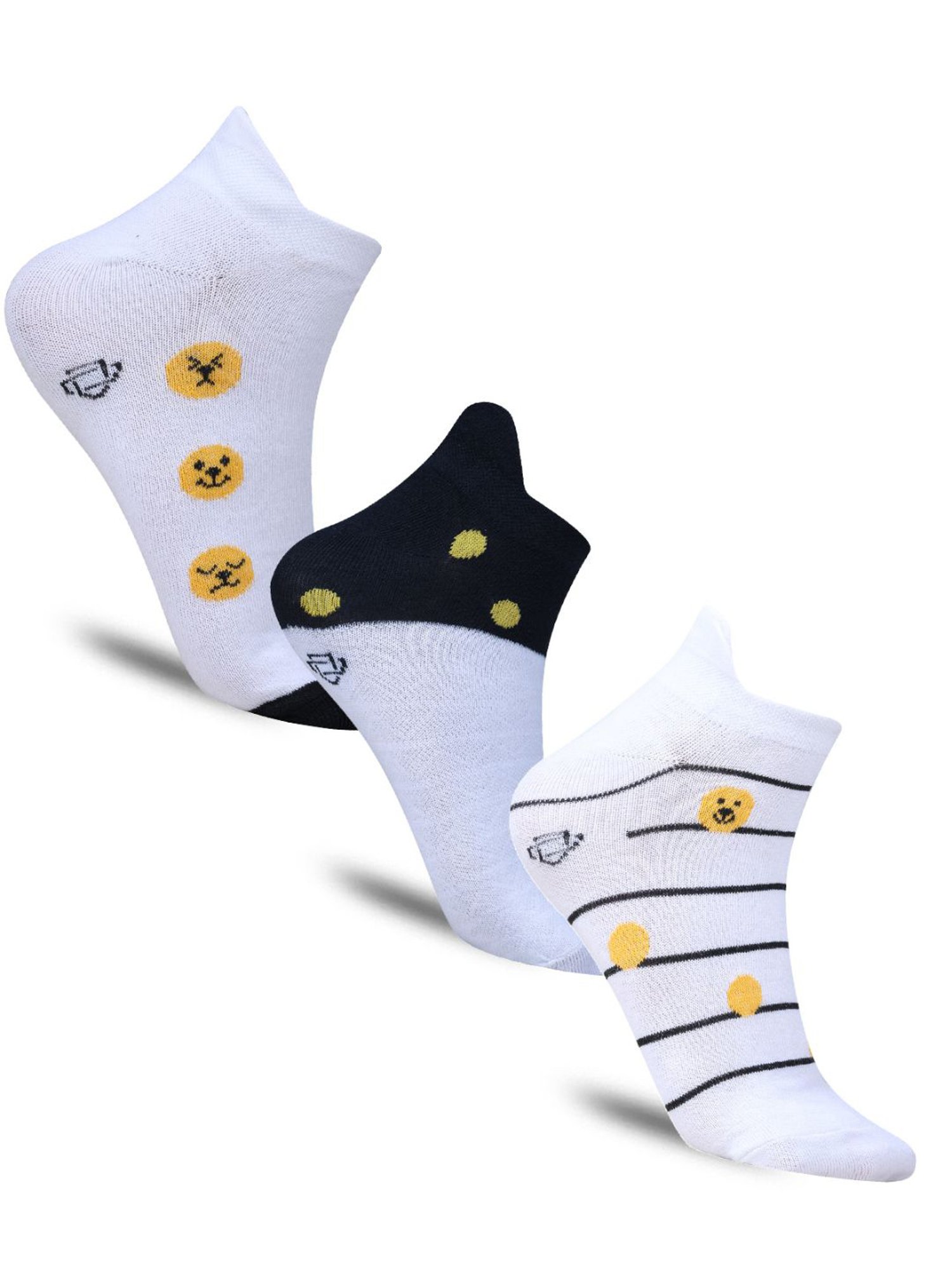 Dollar Socks For Women' s Casual Ankle Length In (Pack of 3)