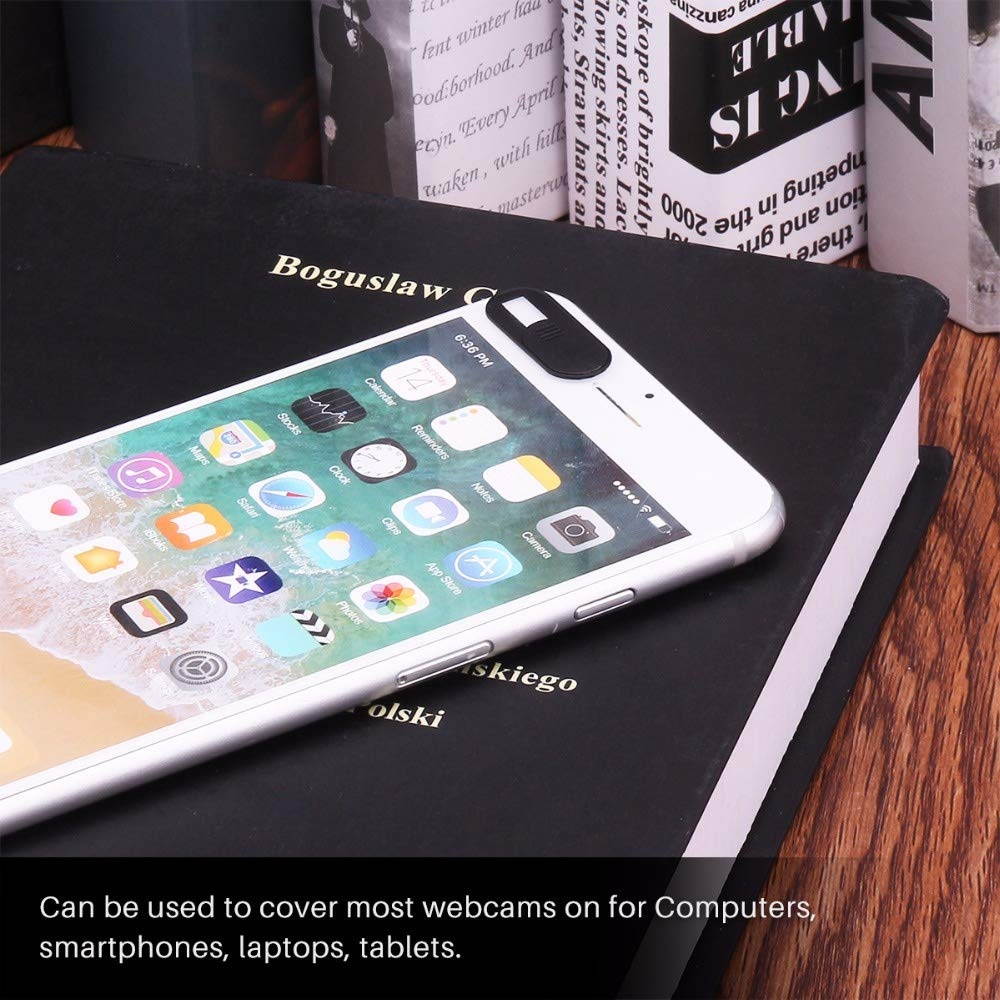 Webcam Cover 6 Pack, Laptop Camera Cover Slide for Computer Tablet Phone MacBook Mini/Air Pro iPhone iMac Echo Show Spot iPad Video Camera Desktop, Super Slim Privacy Protector