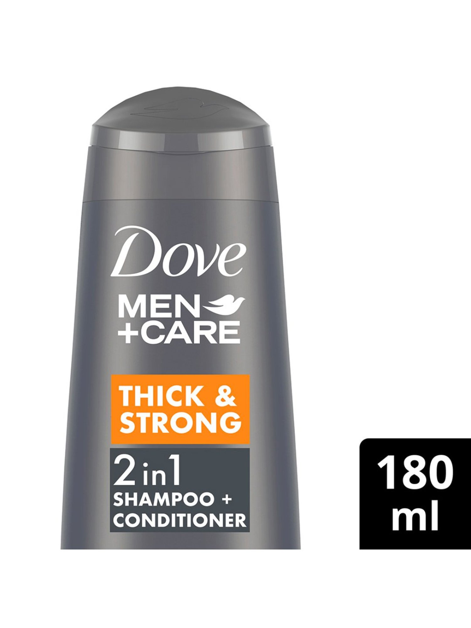Dove Men+Care Thick & Strong 2 in 1 Shampoo+Conditioner - 180 ml
