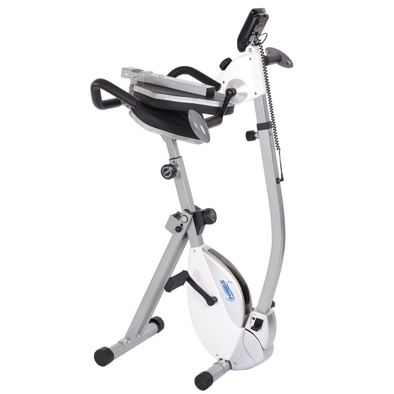 Stamina Recumbent Exercise Bike with Upper Body Exerciser - Chalk White