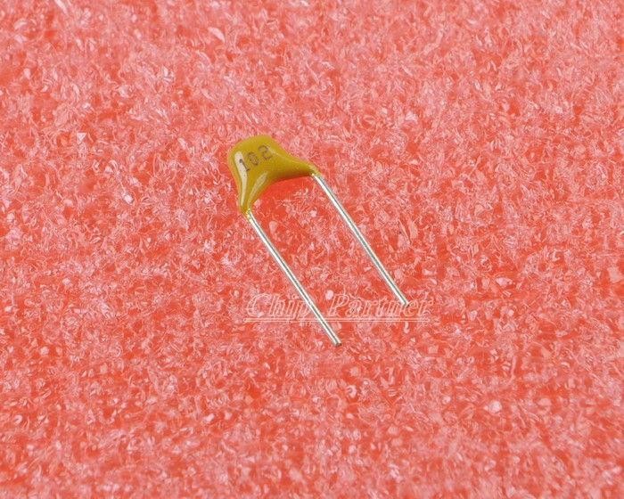 100pcs 5.08mm Monolithic Ceramic Chip Capacitor 1000pF 1nF 102 50V