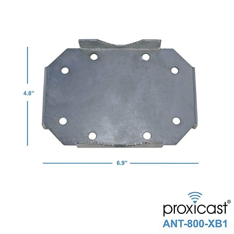 XBoom MIMO Antenna Mast CrossOver Bracket Kit for 125 to 20 OD Pipes Includes Heavy Duty RightAngle Plate Mounting Hardware
