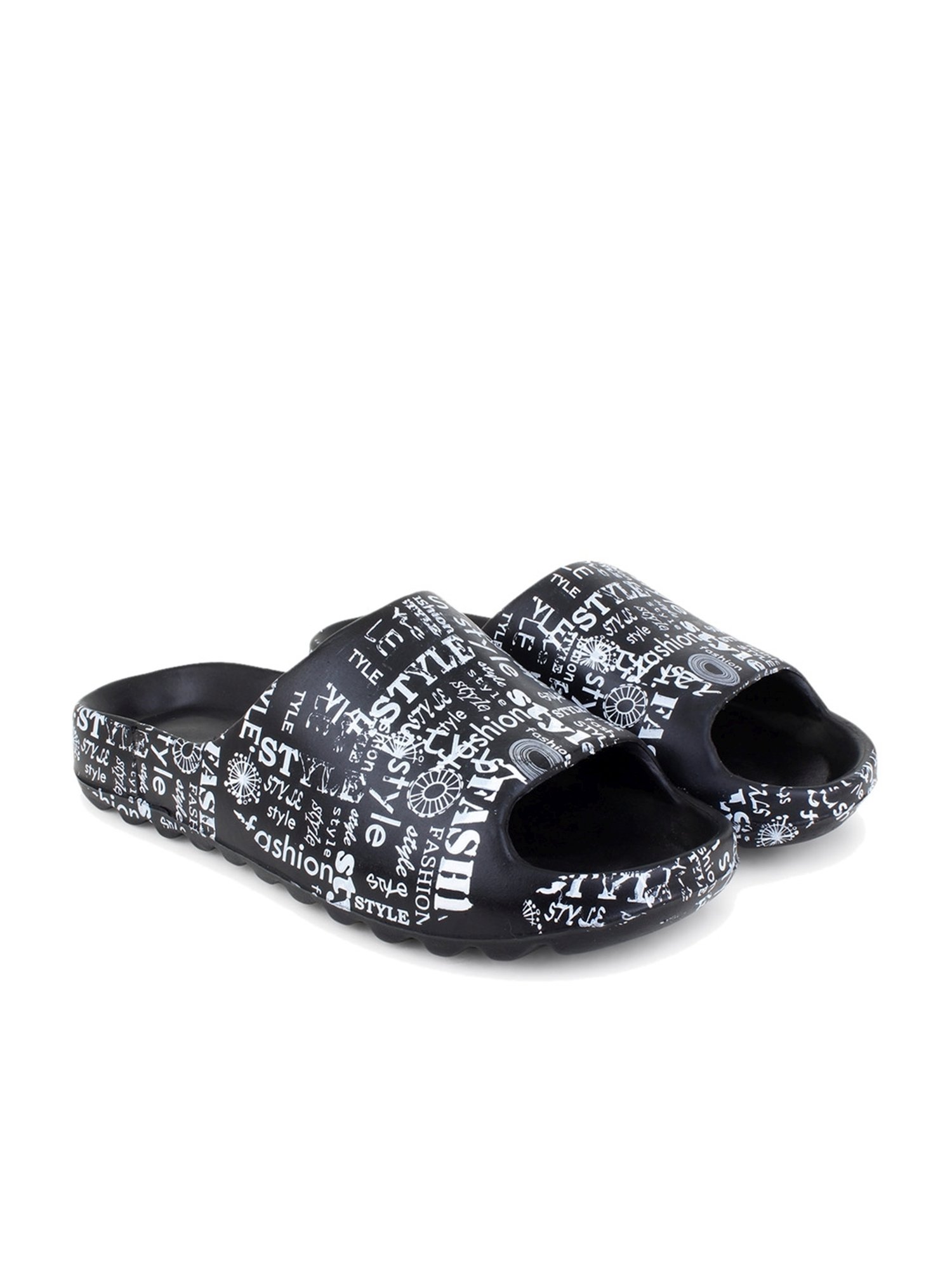 Pampy Angel Men's Black Slides
