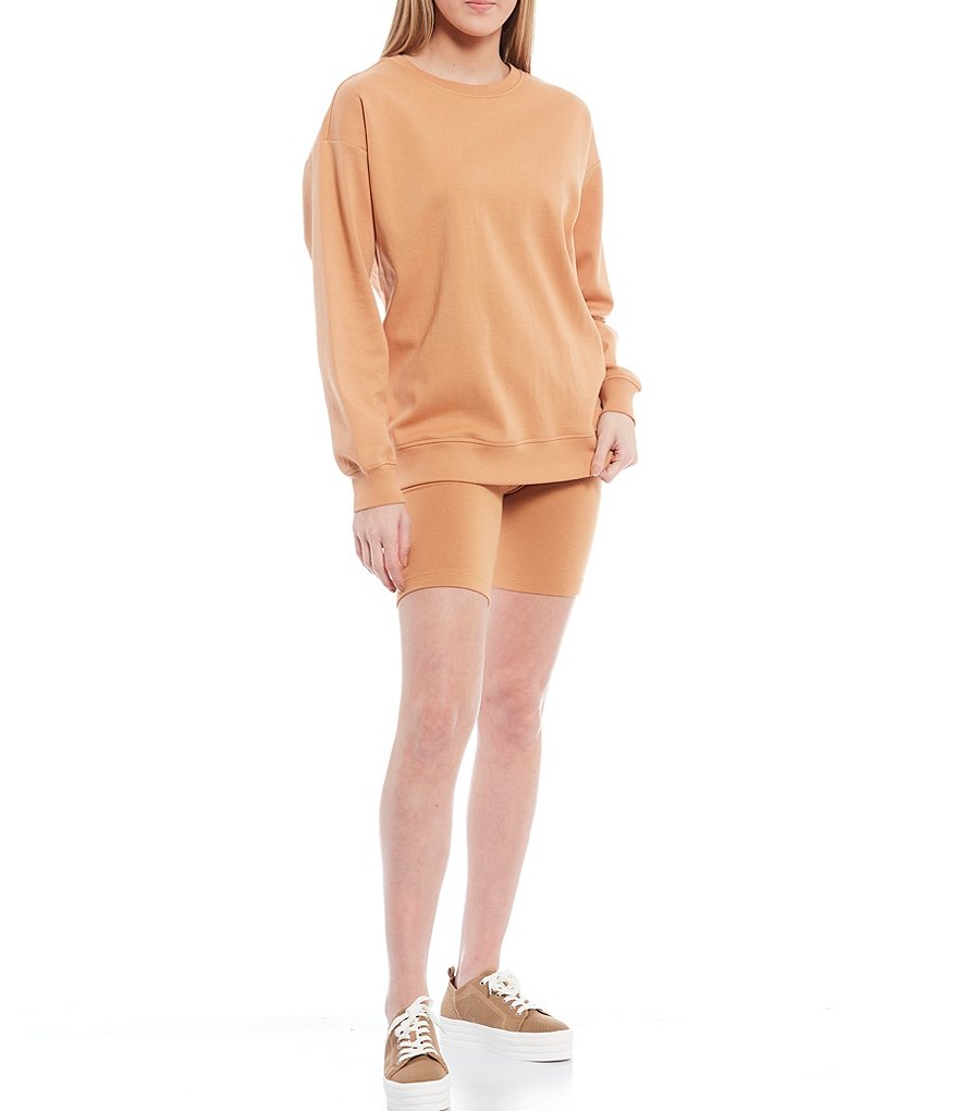 Gianni Bini Rita High Rise Pull-On Coordinating Biker Shorts