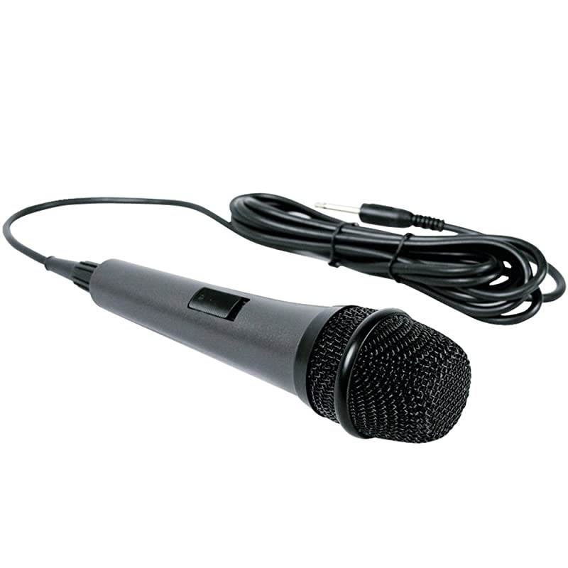 SMM-205 Unidirectional Dynamic Microphone with 10 Ft. Cord,Black, one size