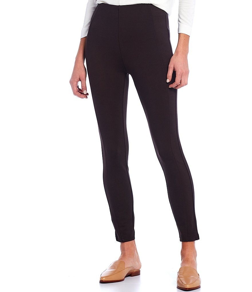 Gibson & Latimer High Rise Seamed Front Pull-On Ponte Leggings