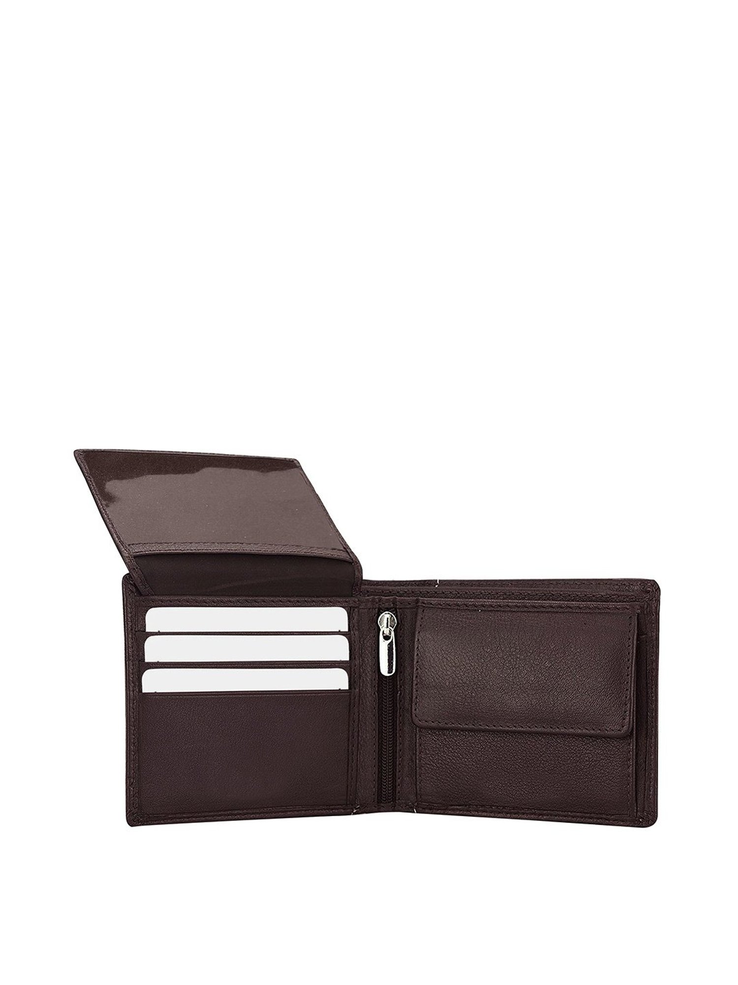 SCHARF Brown Leather Waist Belt with Wallet for Men