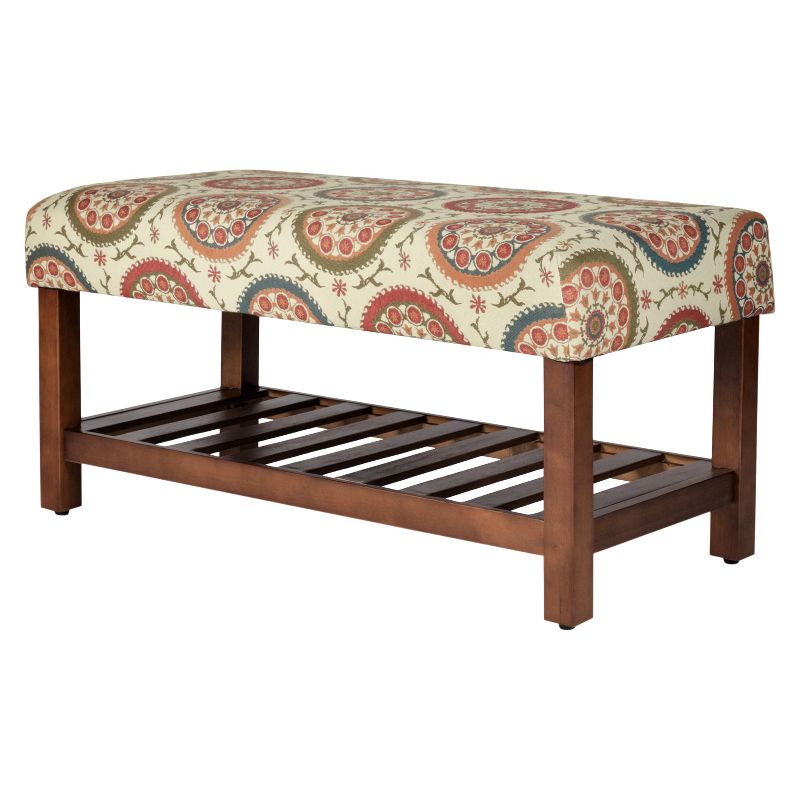 Suzzani Cocktail Bench - HomePop