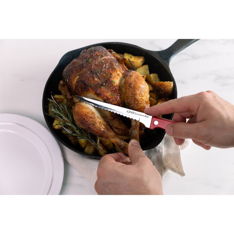 Ginsu Kiso Dishwasher Safe 14pc Knife Block Set Red