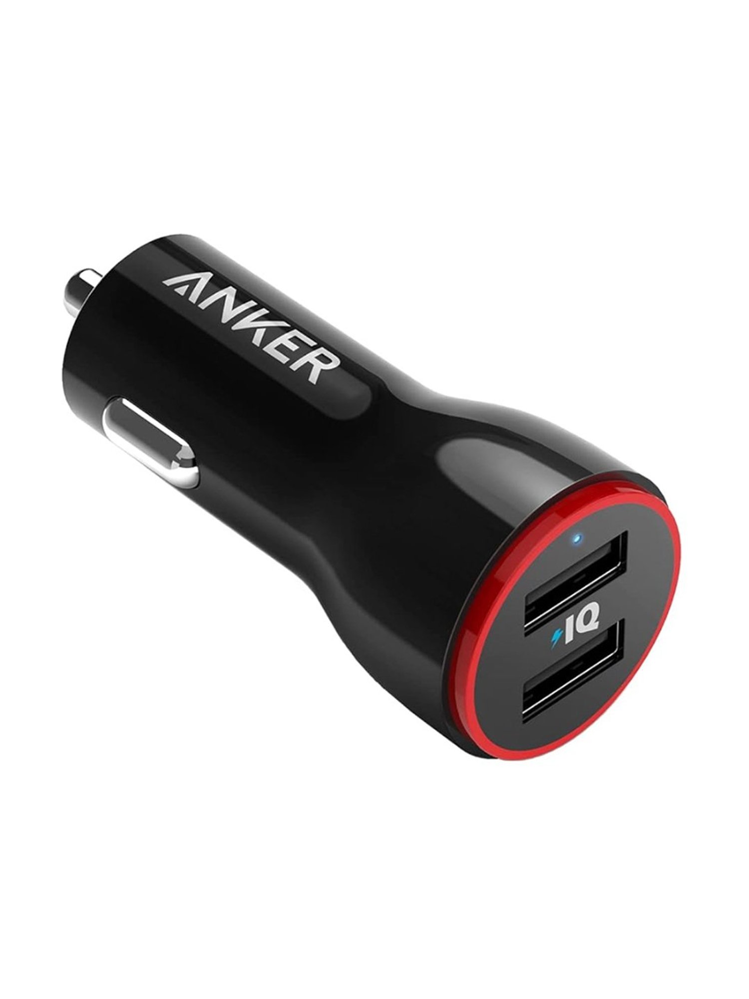 Anker PowerDrive 2 A2310011 4.8 Amp 24W Dual Port Car Charger (Black)