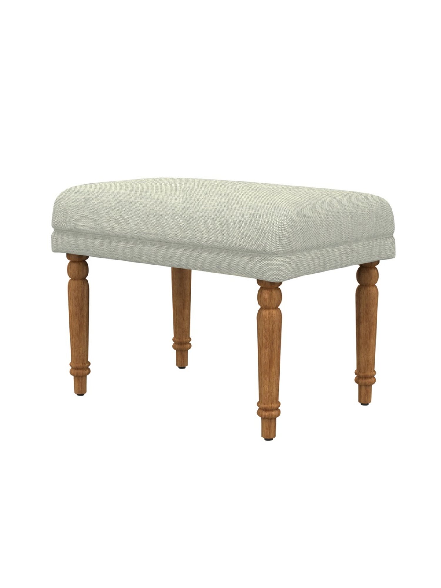 Picardy Vanity Stool Fabric/Antique Pearl - Acme Furniture
