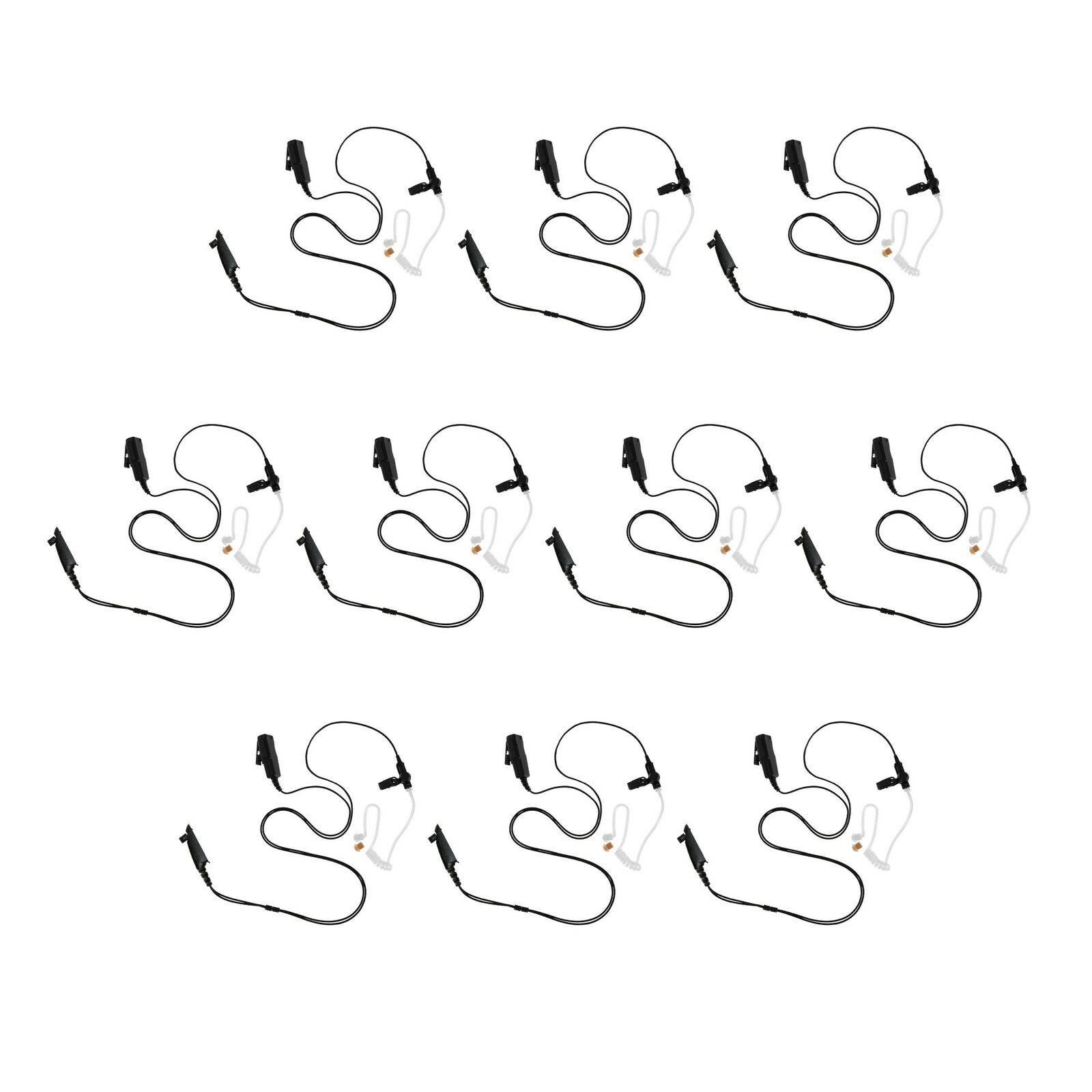 10PC Customer Service Outlet 2-Way Radio Earpiece for Motorola PRO7150 PRO7350
