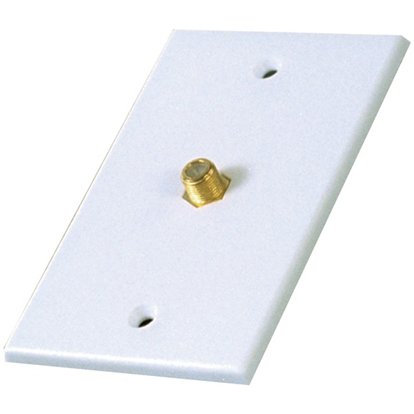 Single Coaxial Flush-Mount Wall Plate