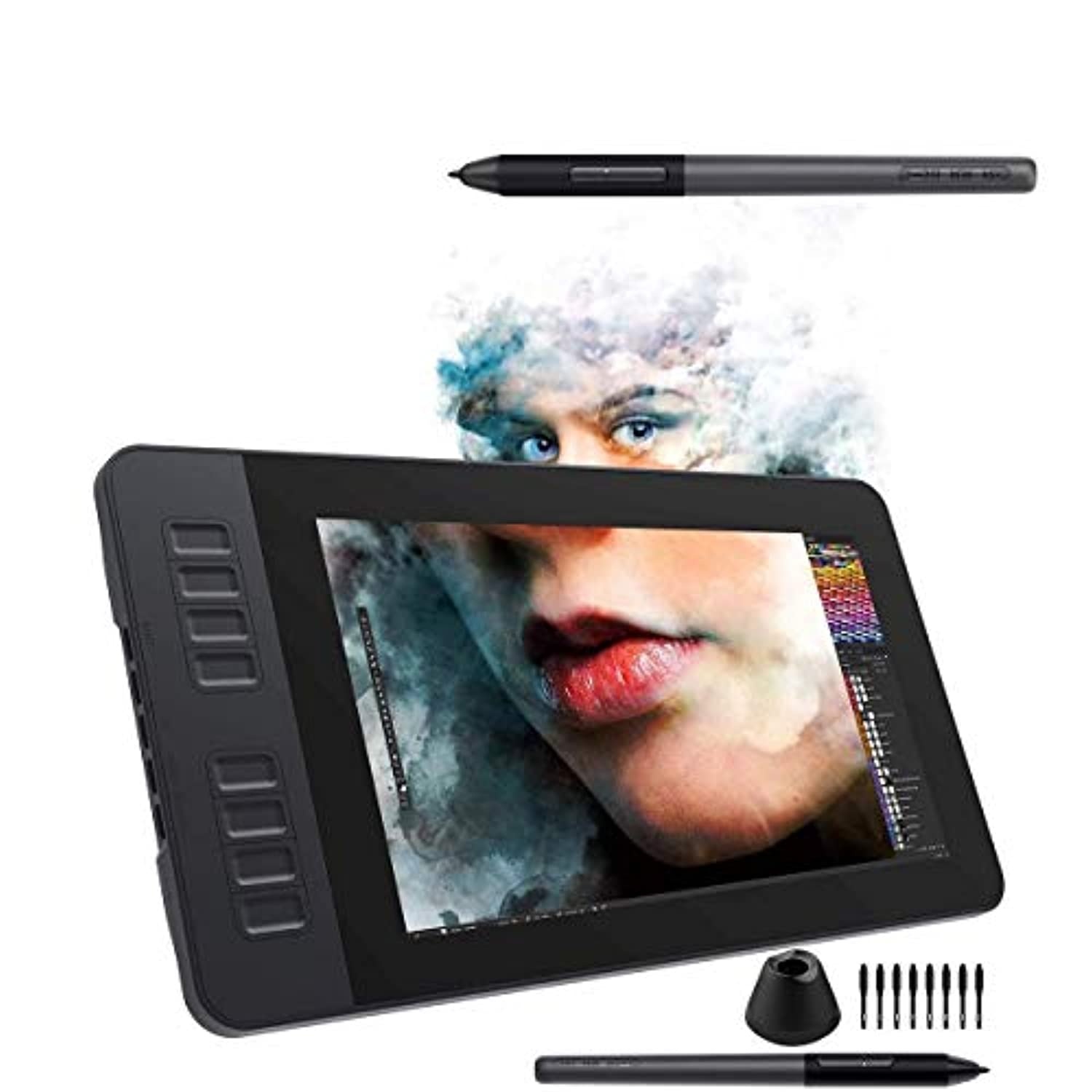 GAOMON PD1161 Pen Display  and  AP50 Pen- 11.6'' 8192 Tilt-Support Graphics Drawing Monitor Tablet for Digital Drawing/ 2D 3D Art/ Animation/ Online Teaching and Meeting