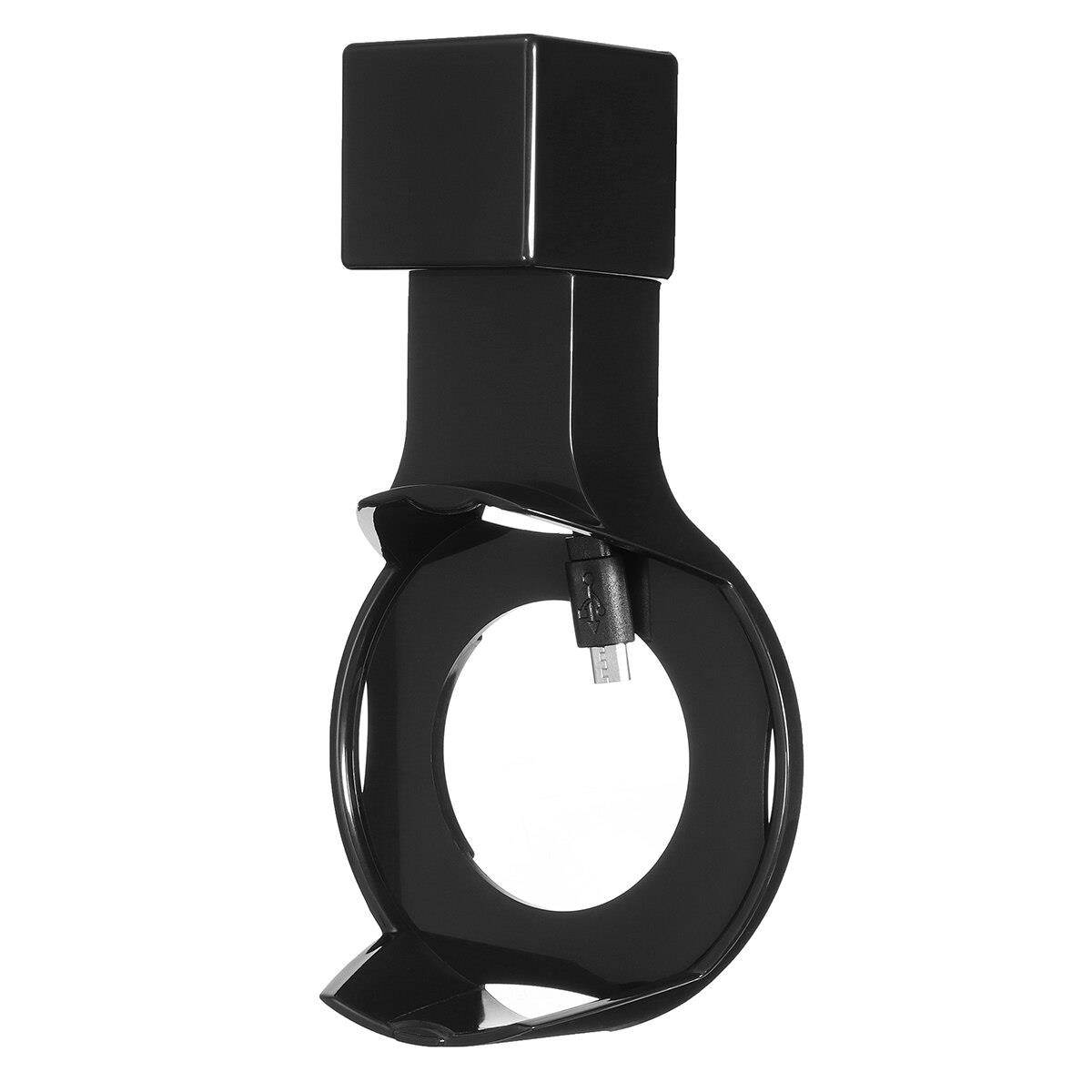 Universal Plastic Speaker Stand with Power Plug Plug-in Outlet Charging Wall Mount Holder Brackets with USB Cable for Echo Dot