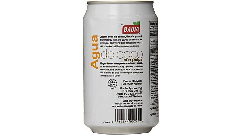 Badia Coconut Water with Pulp 10.5oz