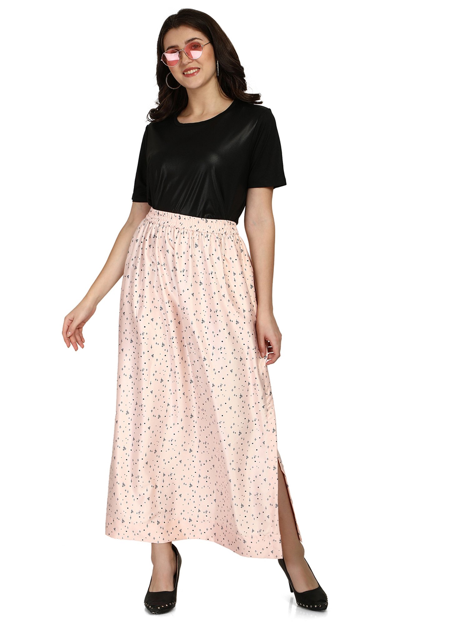 Smarty Pants Light Pink Maxi Skirt