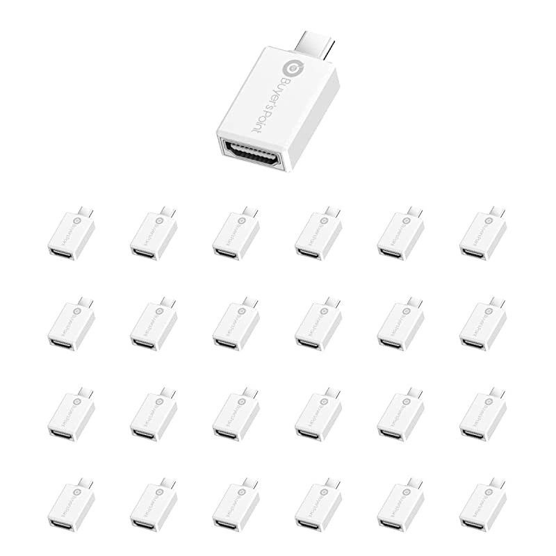 Point USB 3.1 Type-C to HDMI Adapter &ndash; White (25 Pack)