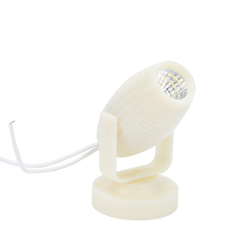 1W RGB LED Colorful Stage Lamp White Shell Spot Light for Disco KTV Party AC110-220V  Warm White