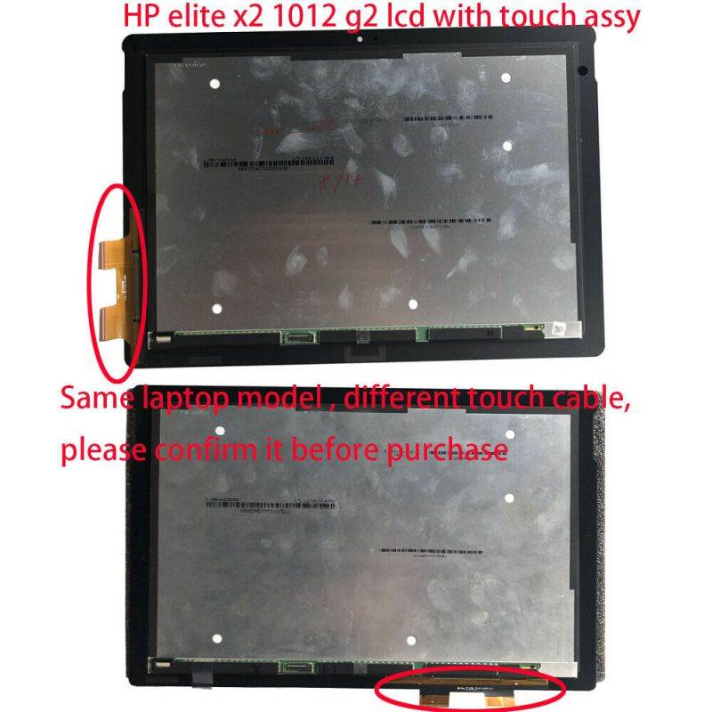HP elite x2 1012 g2 LTL123YL01-H02 lcd touch digitizer no frame assembly