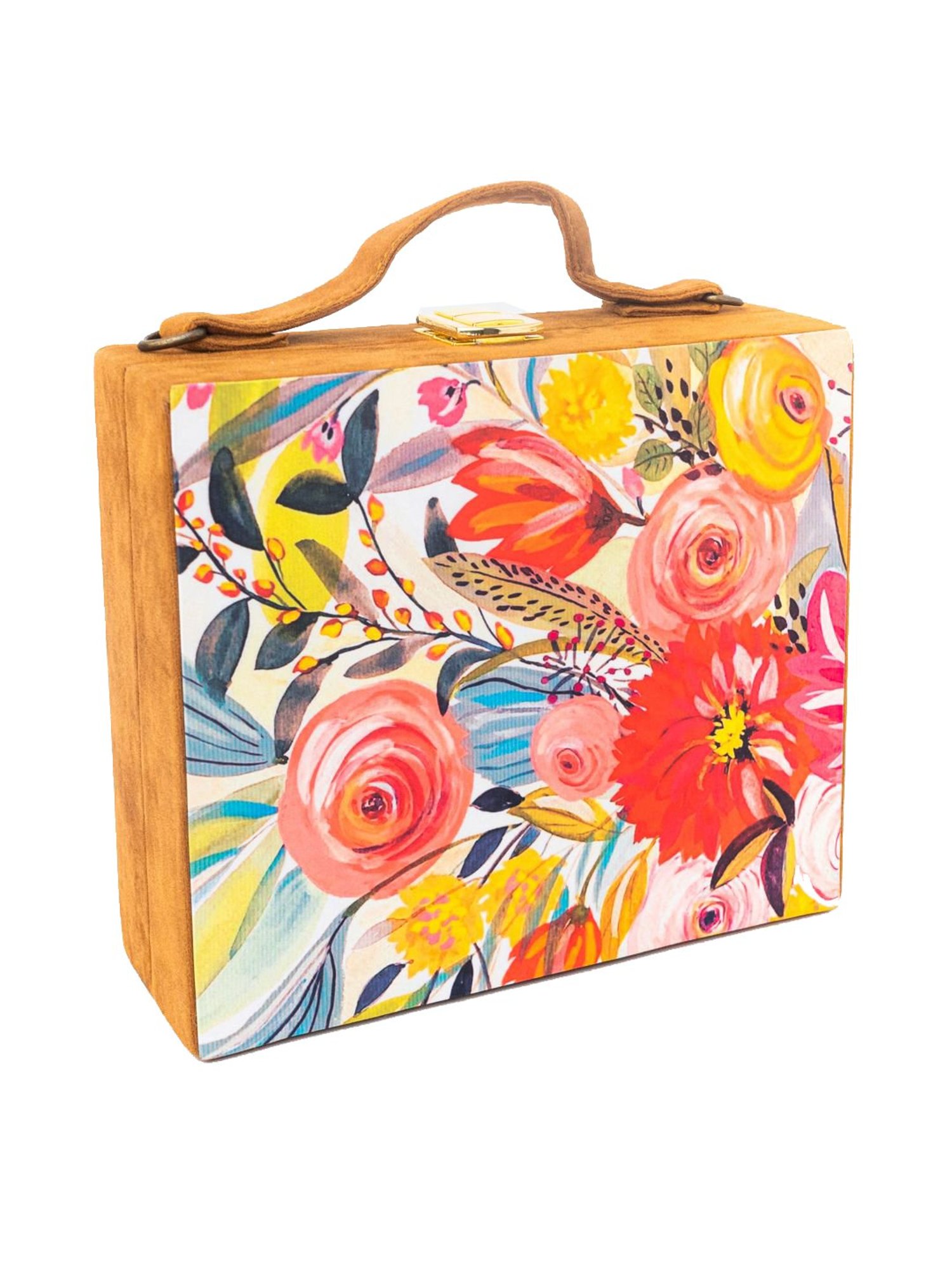 NR by Nidhi Rathi White Fabric Clutch