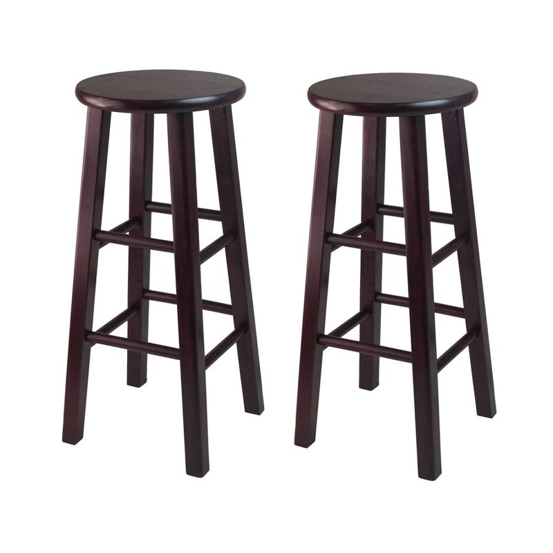 2pc 29" Pacey Barstool Set Espresso - Winsome