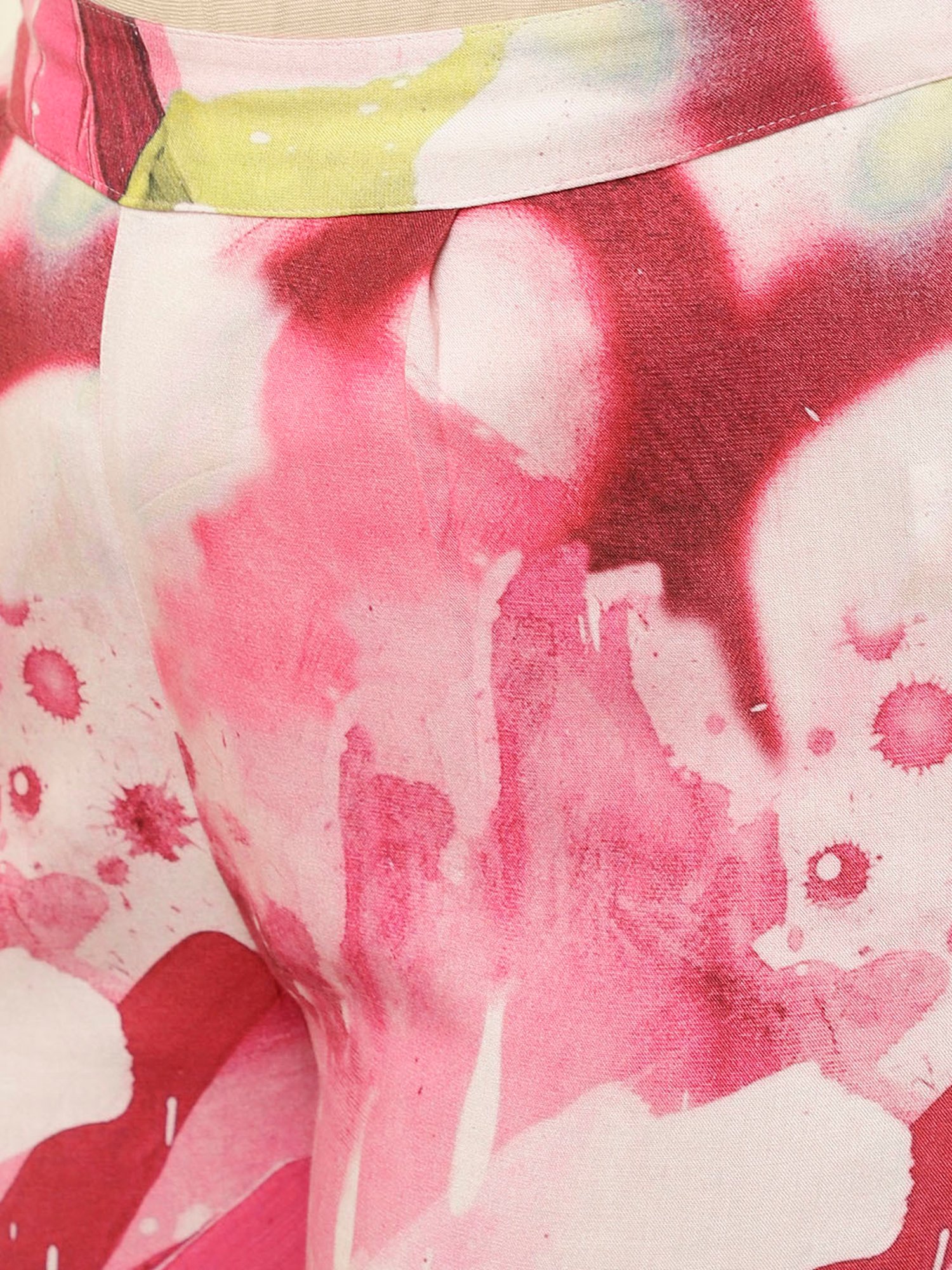 Jaipur Kurti Pink Printed Kurta Pant Set