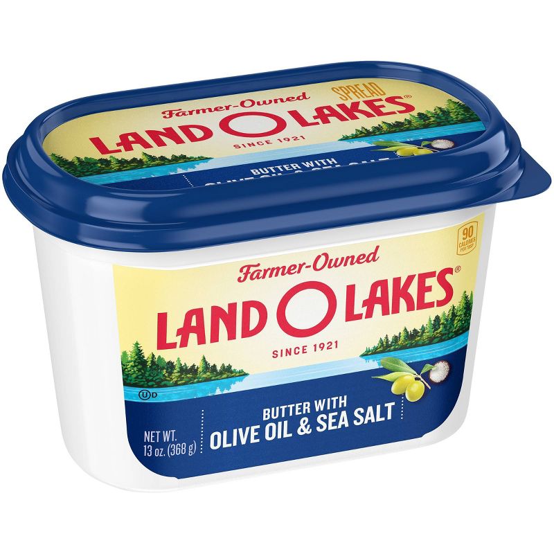 Land O Lakes Spreadable Butter with Olive Oil & Sea Salt - 13oz