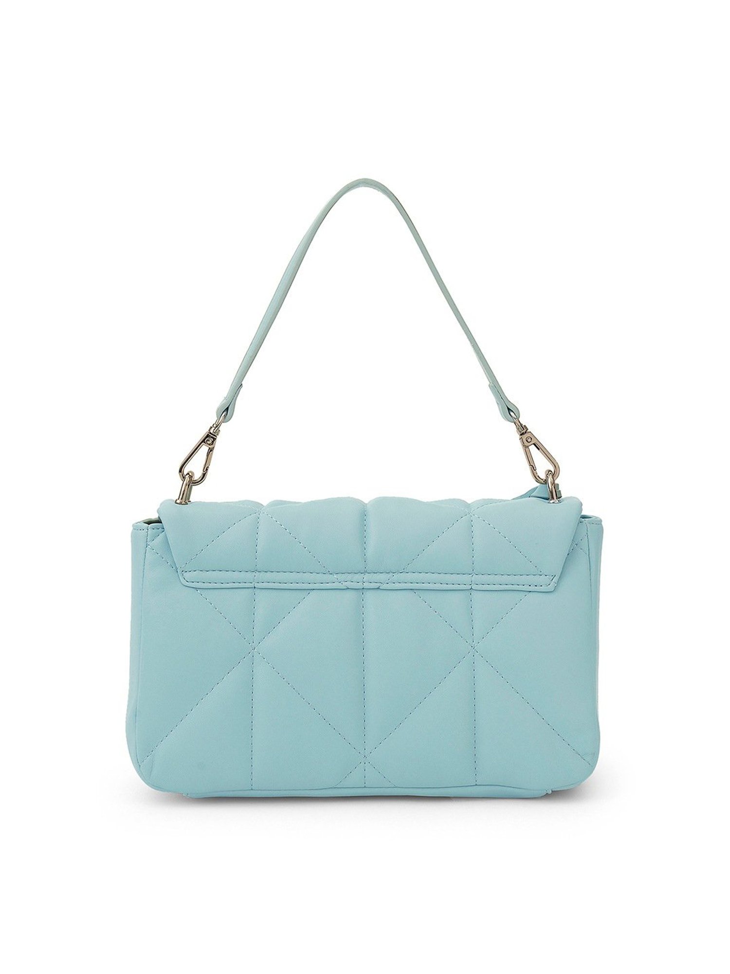 Miraggio Genevieve Light Blue Quilted Medium Shoulder Handbag