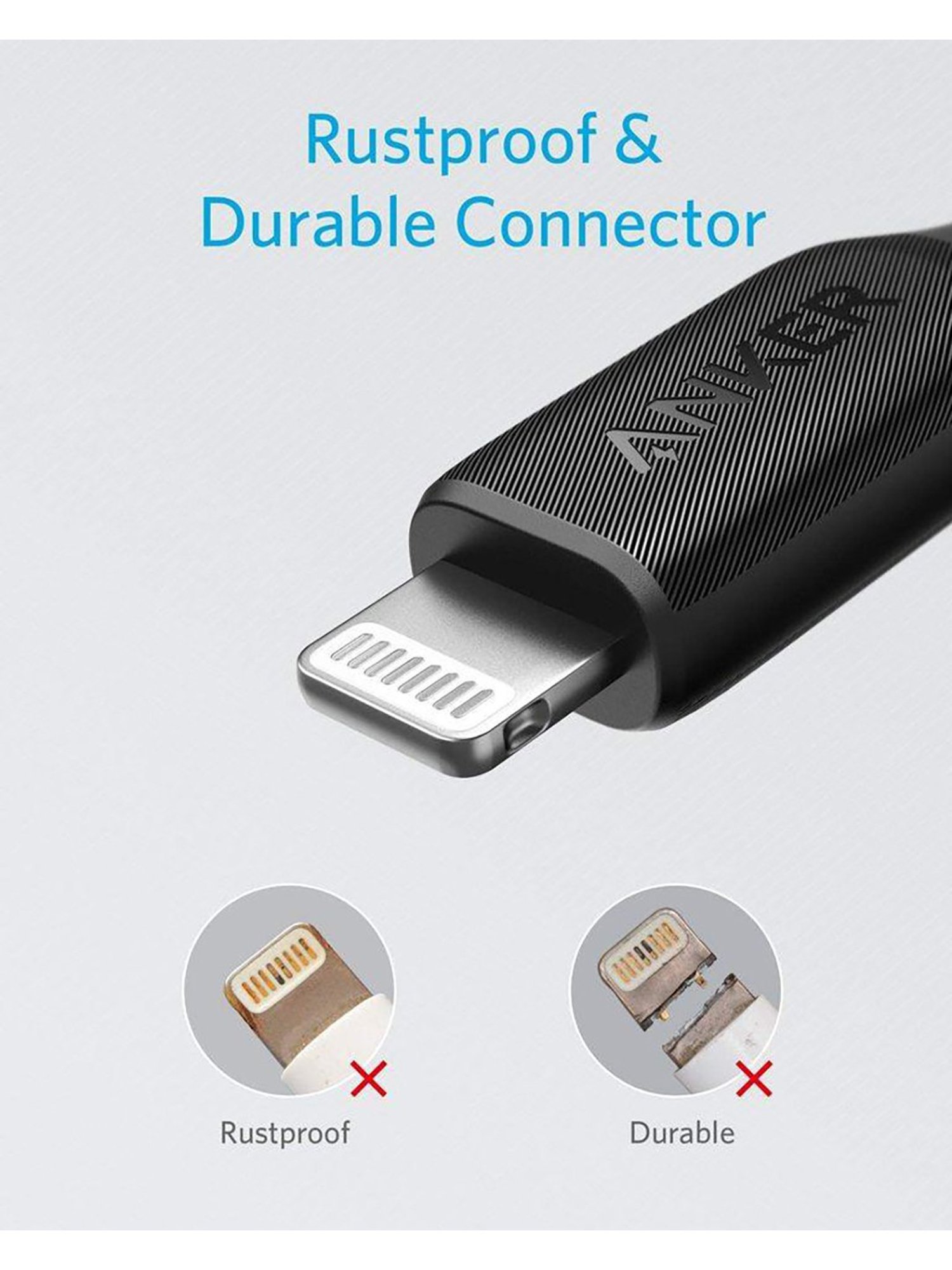 Anker Powerline III USB C to Lightning Cable (Black)