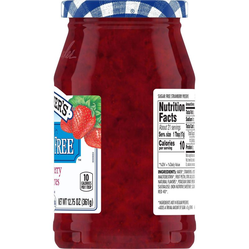 Smucker's Strawberry Sugar Free Preserves - 12.75oz
