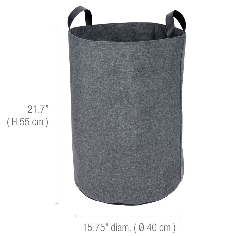 Bigso Box of Sweden Floor Storage Bin with Handles Gray