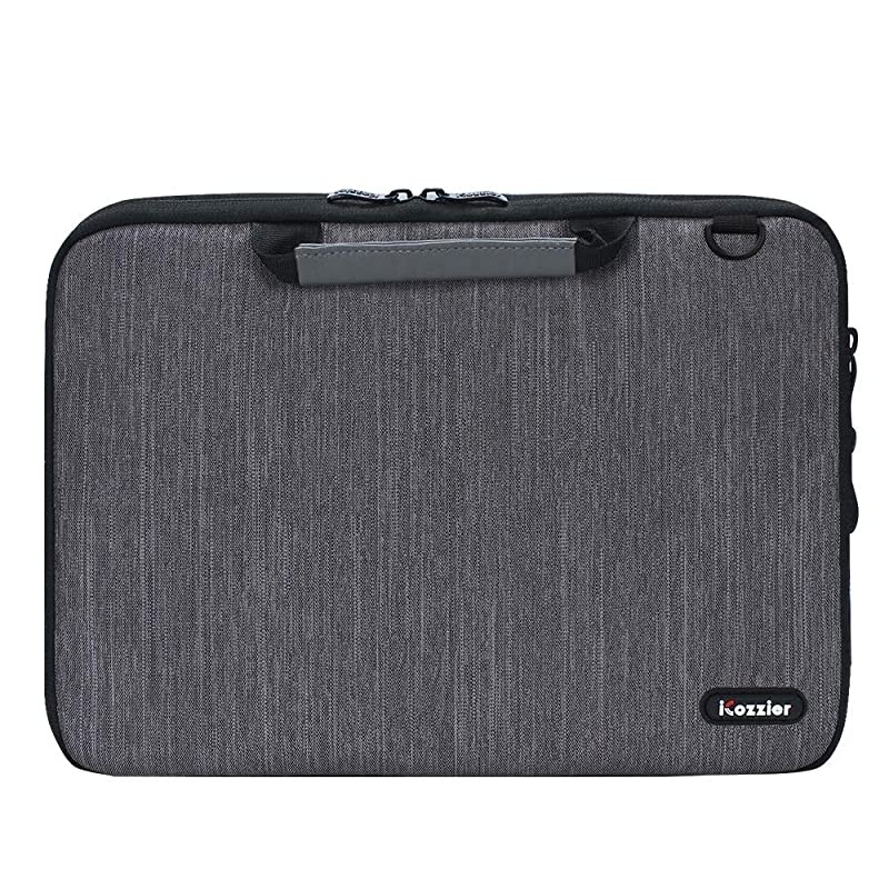 13133 Inch Handle Laptop Briefcase Shoulder Bag Electronic Accessories Organizer Messenger Carrying Case with ShoulderLuggage Strap Grey