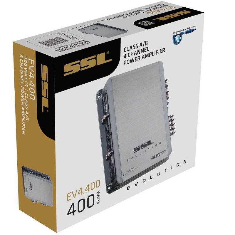 Sound Storm Evolution 400 W 4-Channel Full Range Class A/B Amplifier | EV4.400