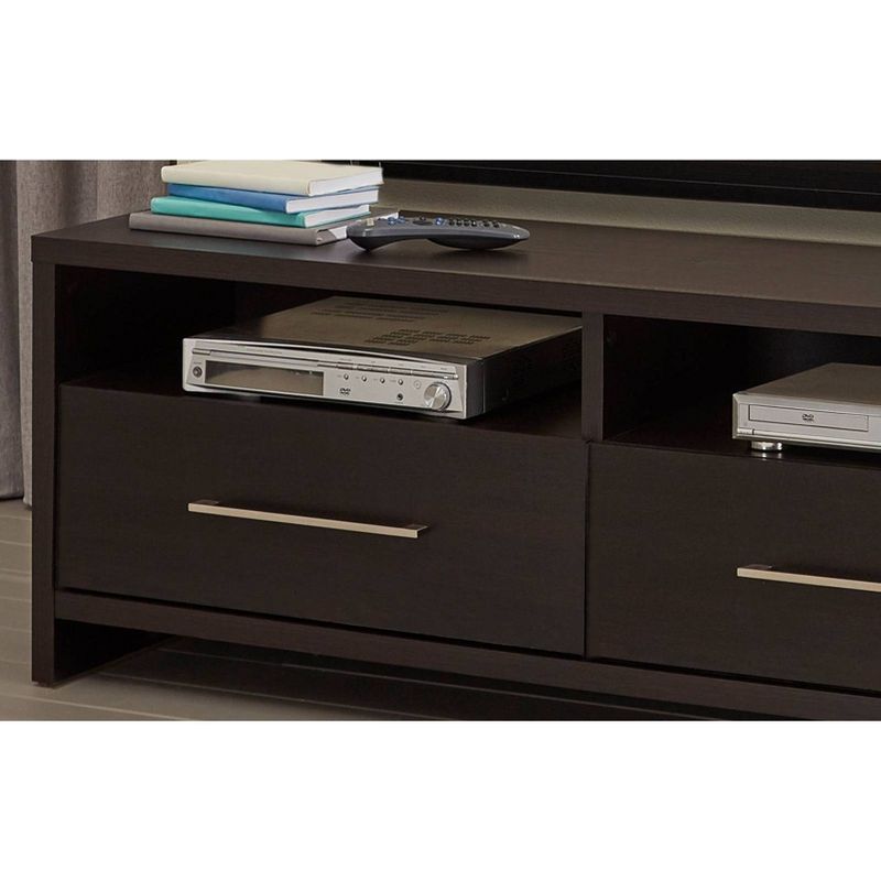 Storage Furniture TV Stand - Black Walnut-ClosetMaid