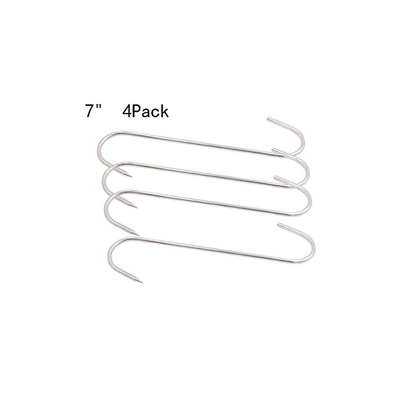 Inch Meat Hooks S-Hook Stainless Steel Meat Processing Butcher Hook Pot Hooks