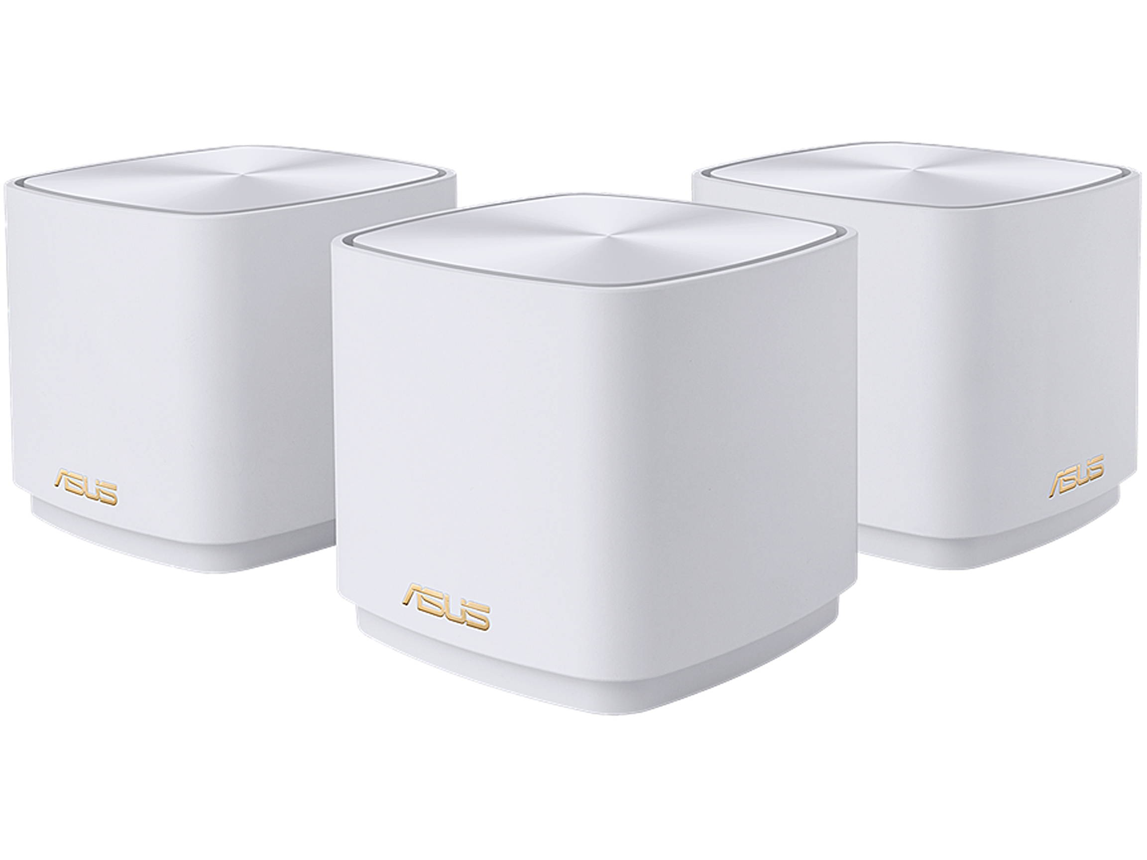 ASUS ZenWiFi AX Mini Mesh WiFi 6 System (AX1800 XD4 3PK) - Whole Home Coverage up to 4800 sq.ft & 5+ rooms, AiMesh, Included Lifetime Internet Security, Easy Setup, Parental Control, White