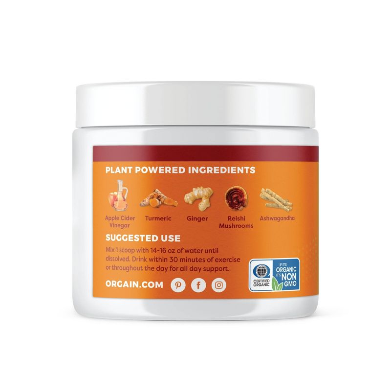 Orgain Organic Sport Recovery Powder - Lemon Ginger - 8.4oz
