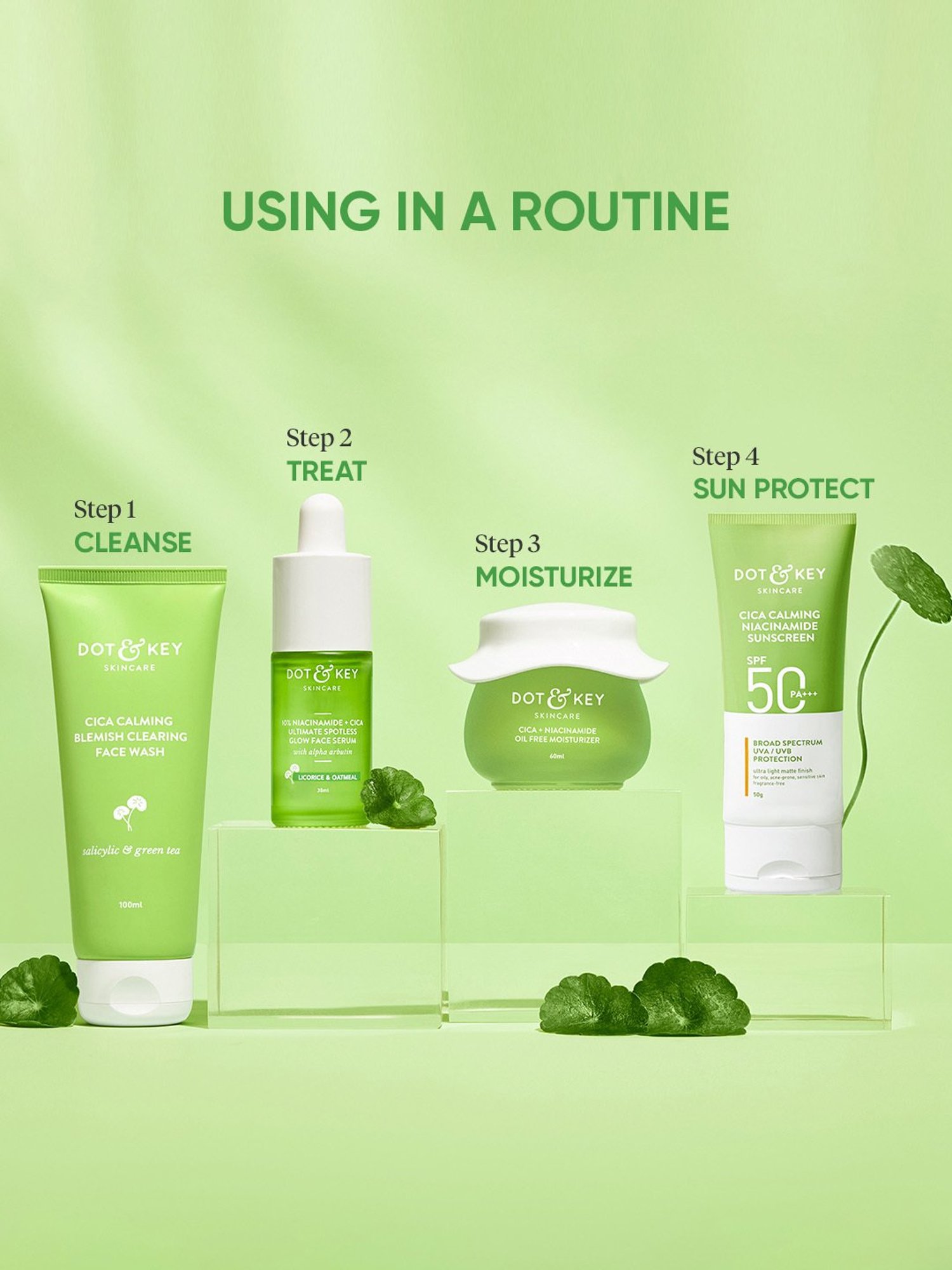 Dot & Key Cica + Niacinamide Oil Free Moisturizer - 60 ml