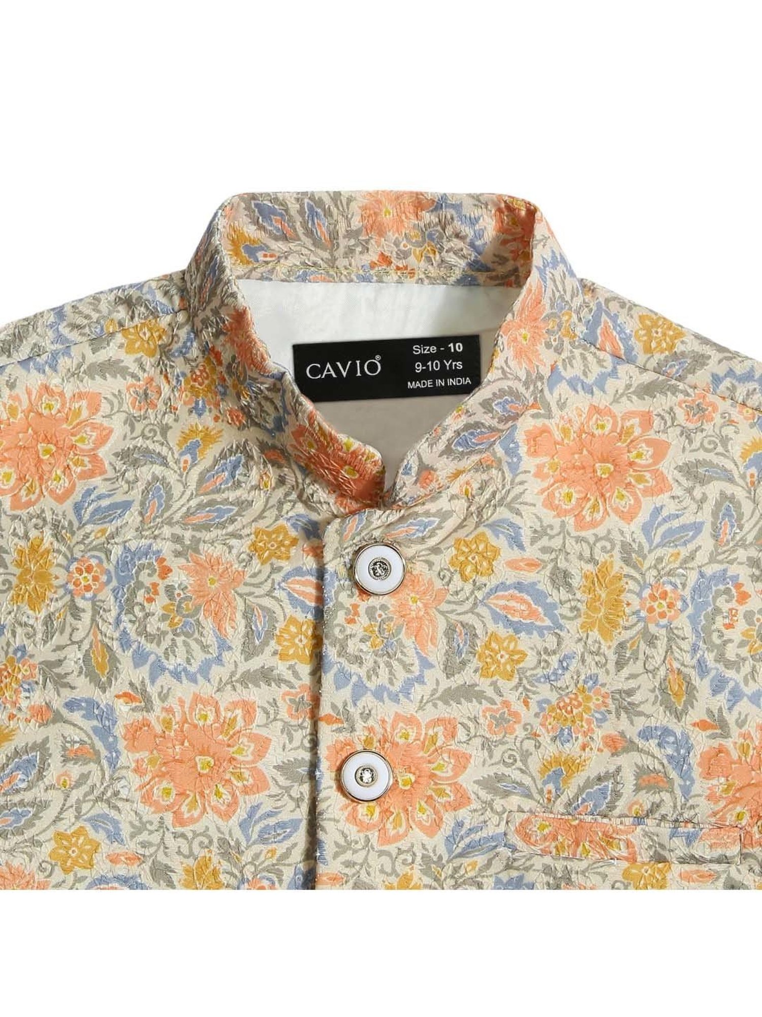 Blue Giraffe Kids Maroon Solid  Blazer