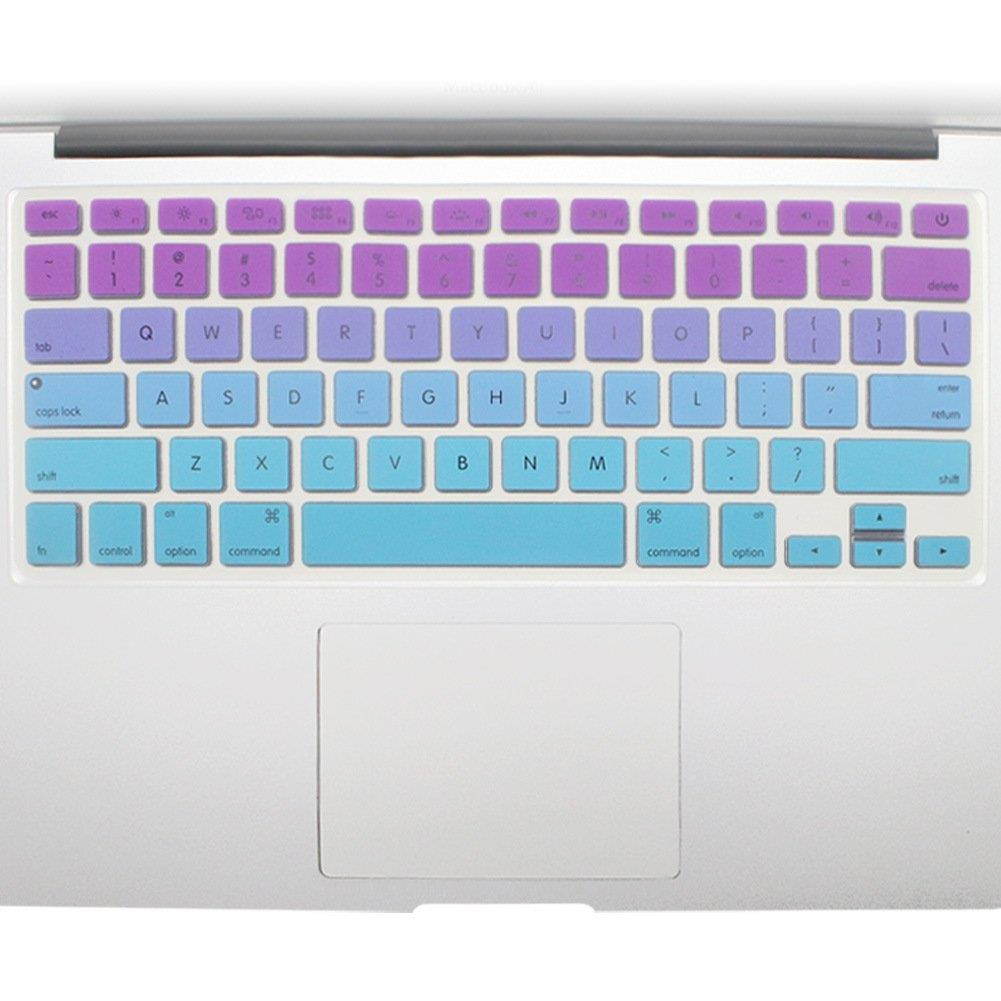 All-inside Pink and Blue Green Ombre Keyboard Skin for MacBook Pro 13" 15" 17" (with or without Retina Display) / MacBoook Air 13"