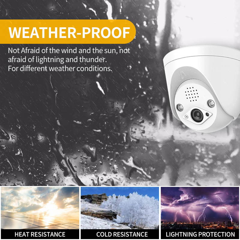 3MP  Simple installation 4-CH security protection wifi Sistema de vigilancia surveillance system security camera system camera kit outdoors security camera systems