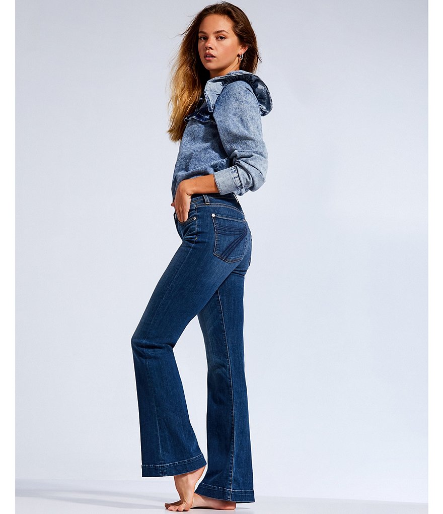Every Straight Leg Ankle Crop Front Zipper Jeans