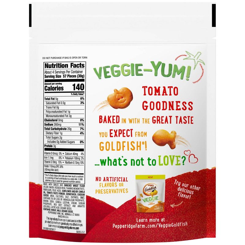 Goldfish Veggie Tomato - 4oz