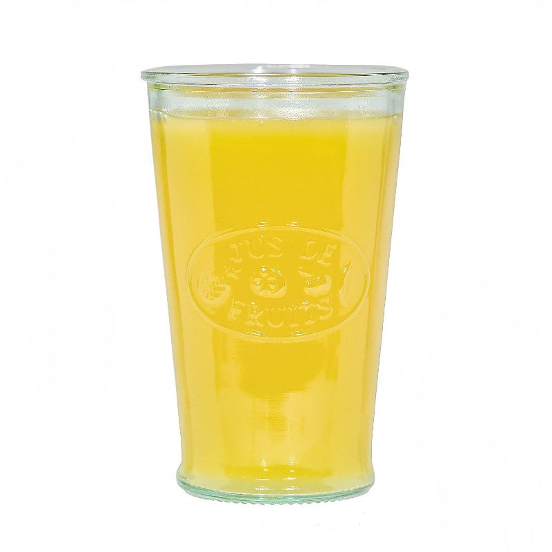 Amici Home Italian Recycled Green Juice Glass, 11oz, Set of 6