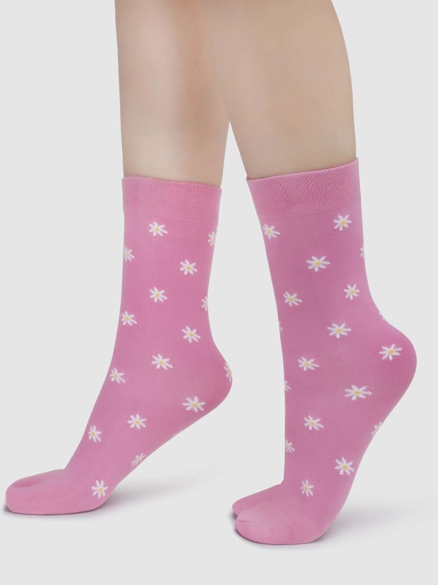 NEXT2SKIN Pink & Blue Cotton Ankle Socks - Pack Of 3