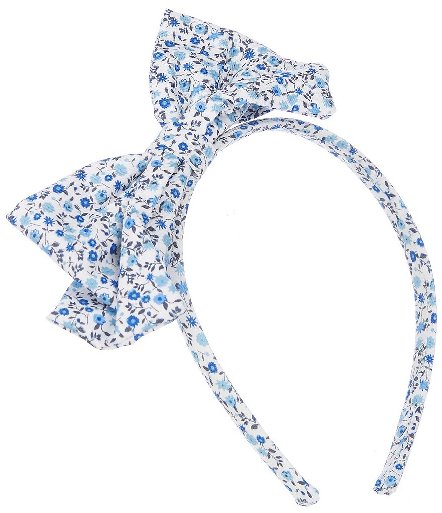 Edgehill Collection Girls Floral Bow Headband