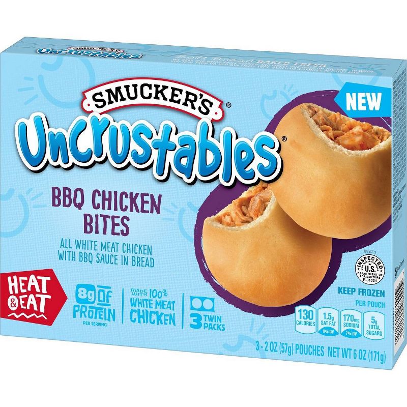 Smucker's Uncrustables Frozen BBQ Chicken Bites - 6oz/3ct