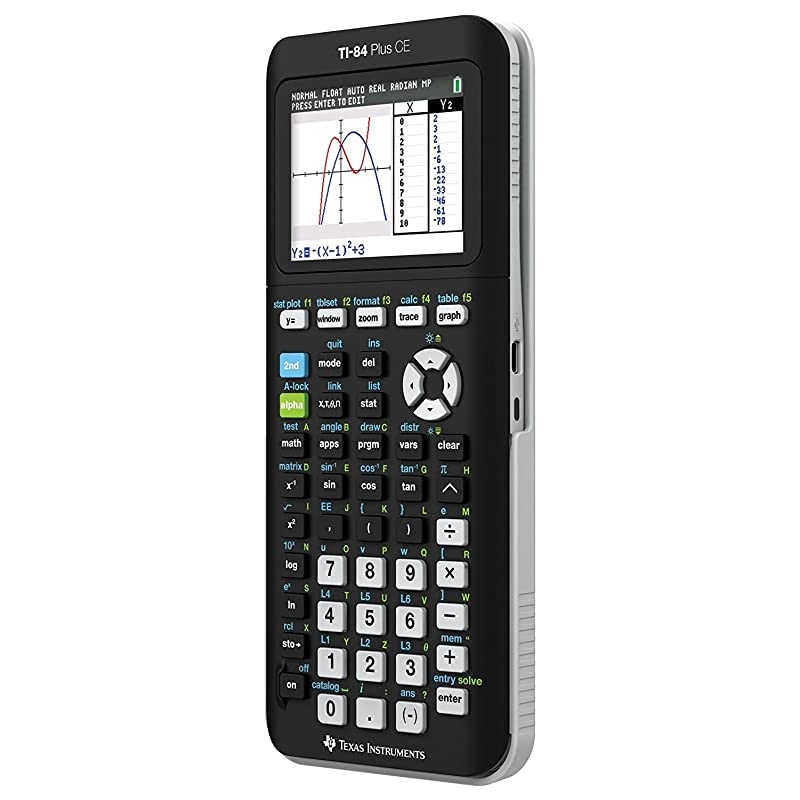 TI84 Plus CE Graphing Calculator Black